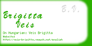 brigitta veis business card